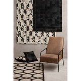 Safira Large Black Patchwork Rug