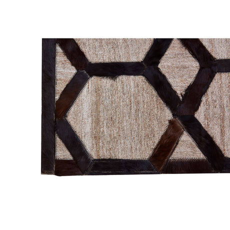 Safira Large Black Patchwork Rug