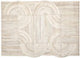 Bosie Safira Natural Hair On Leather Small Rug