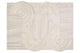 Bosie Safira Natural Hair on Leather Large Rug