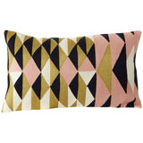 Bosie Ozella Geometric Deco Design Rectangular Cushion