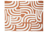 Bosie Ozella Natural And Terracotta Throw