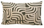 Bosie Ozella Natural and Green Rectangular Cushion