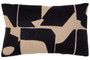 Bosie Ozella Rectangular Black and Natural Rectangular Cushion