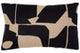Bosie Ozella Rectangular Black and Natural Rectangular Cushion