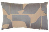 Bosie Ozella Natural And Grey Rectangular Cushion