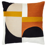 Bosie Ozella Multi Colour Geometric Design Square Cushion