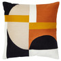 Bosie Ozella Multi Colour Geometric Design Square Cushion