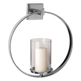 Cirqua Silver Wall Sconce