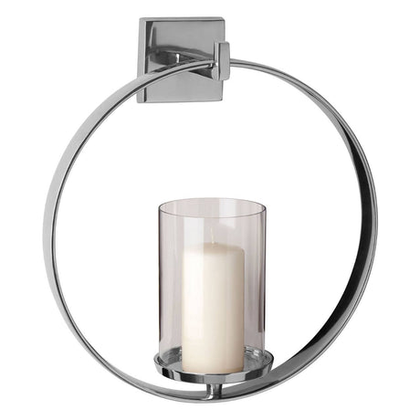 Cirqua Silver Wall Sconce