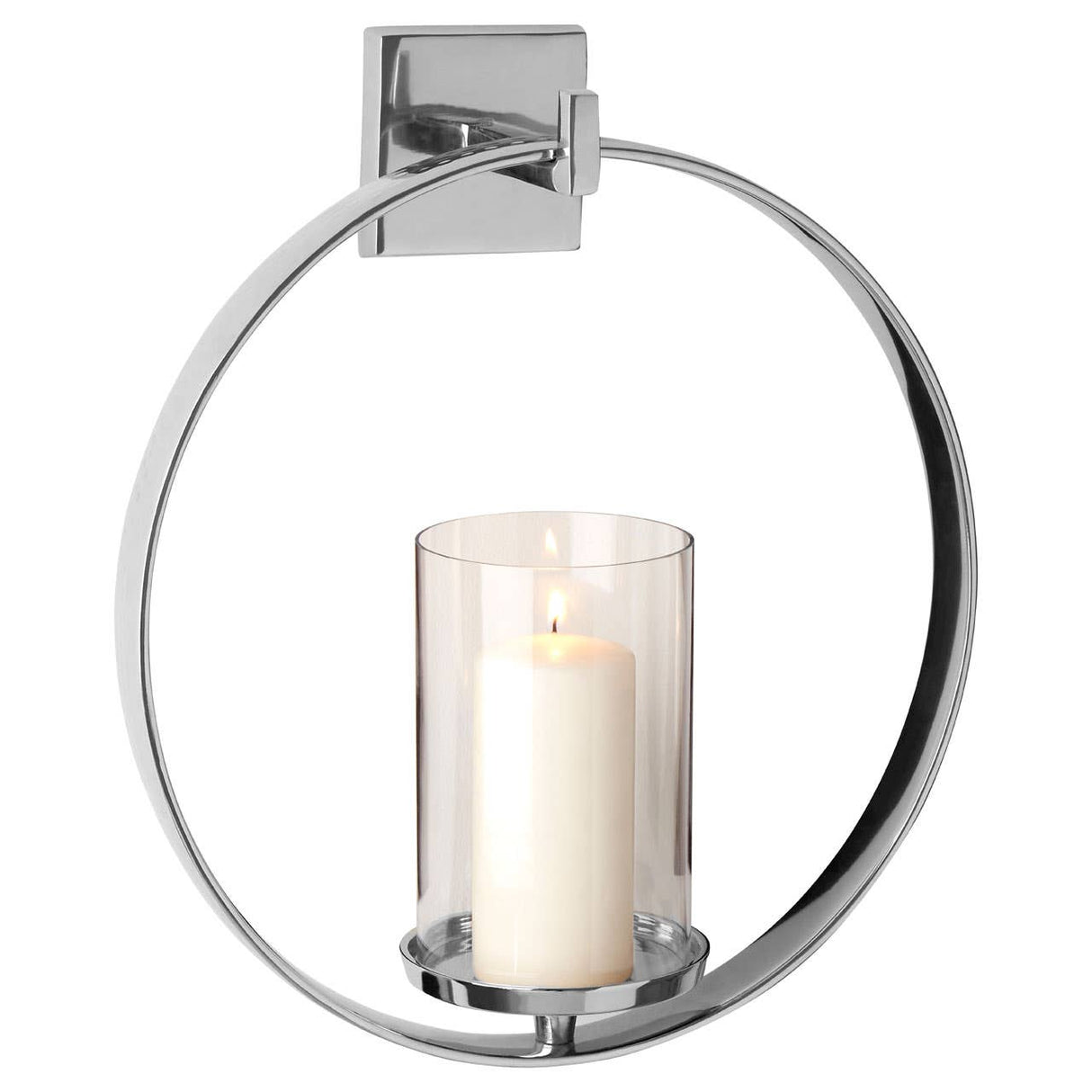 Cirqua Silver Wall Sconce