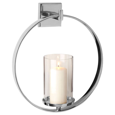 Cirqua Silver Wall Sconce