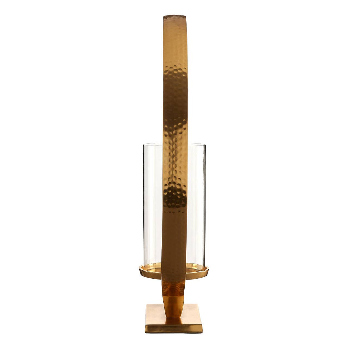 Cirqua Large Gold Finish Candle Holder