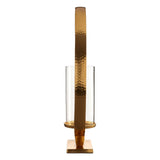 Cirqua Large Gold Finish Candle Holder