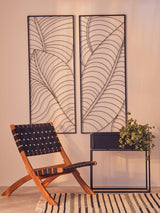 Trento Small Leaf Design Wall Art