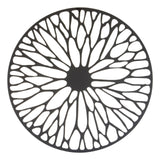 Trento Small Black Frame Floral Design Wall Art