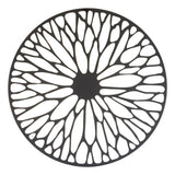 Trento Small Black Frame Floral Design Wall Art