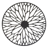 Trento Medium Black Frame Floral Design Wall Art