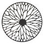 Trento Medium Black Frame Floral Design Wall Art
