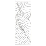 Trento Large Leaf Design Wall Art