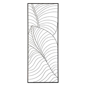 Trento Large Leaf Design Wall Art