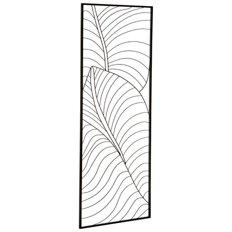 Trento Large Leaf Design Wall Art