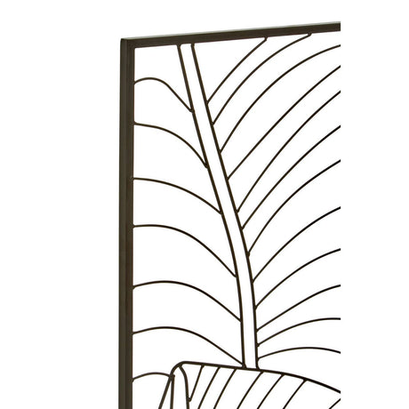 Trento Large Leaf Design Wall Art