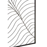 Trento Large Leaf Design Wall Art