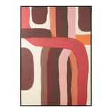 Astratto Multi Coloured Abstract Brushstroke Design Wall Art