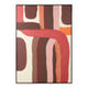 Astratto Multi Coloured Abstract Brushstroke Design Wall Art
