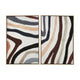 Astratto Set of Two Multi Coloured Abstract Wave Wall Art