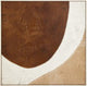 Astratto Brown and Natural Textured Square Wall Art