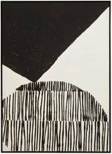Astratto Black and White Abstract Hand Painted Wall Art