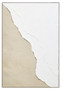 Astratto Canvas Natural and White Textured Wall Art