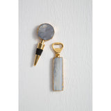 Bowerbird Agata Natural Bottle Opener And Stopper Set