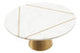 Omari White Marble Cake Stand