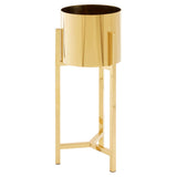 Piermount Large Gold Finish Planter