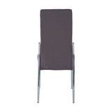 Tamzin Mink Velvet High Back Dining Chair