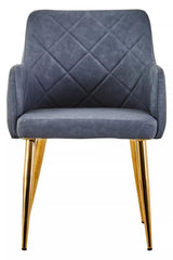 Tamzin Dark Grey Angular Dining Chair