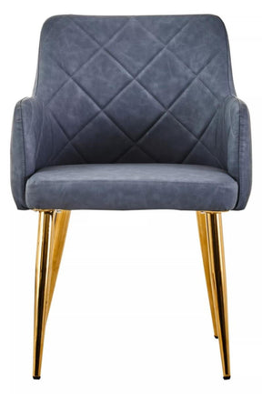 Tamzin Dark Grey Angular Dining Chair