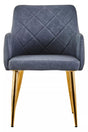 Tamzin Dark Grey Angular Dining Chair