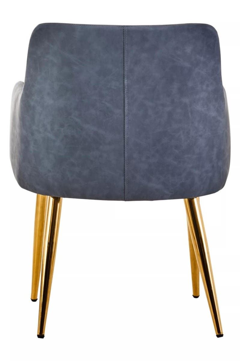 Tamzin Dark Grey Angular Dining Chair