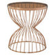 Tula Round Hourglass Base Side Table