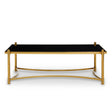 Ackley Black And Gold Coffee Table