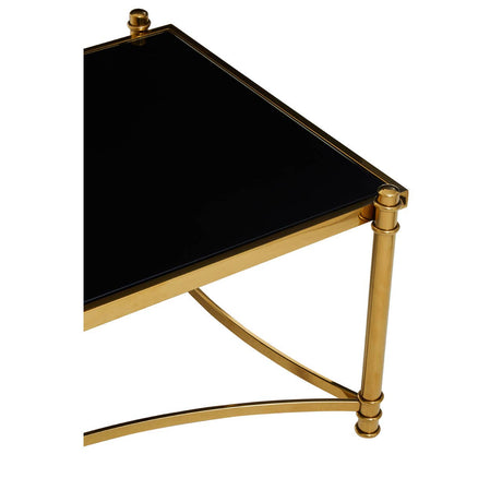 Ackley Black And Gold Coffee Table