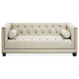 Surina 2 Seat Stone Fabric Sofa
