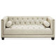 Surina 2 Seat Stone Fabric Sofa