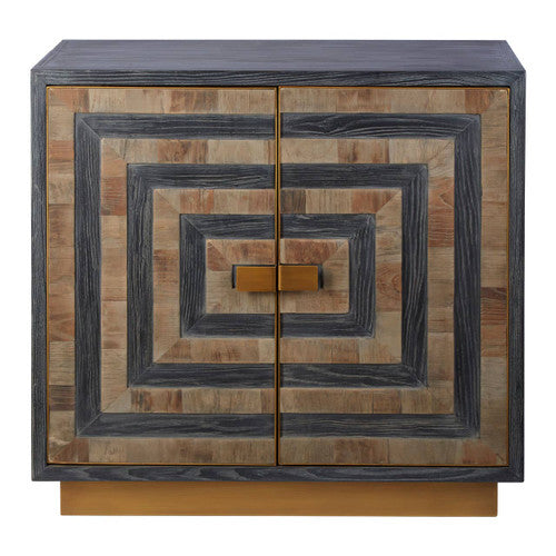 Roselle Two Door Recycled Elm Wood Sideboard
