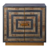 Roselle Two Door Recycled Elm Wood Sideboard