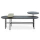 Serrano Black Oak Veneer and Marble Coffee Table